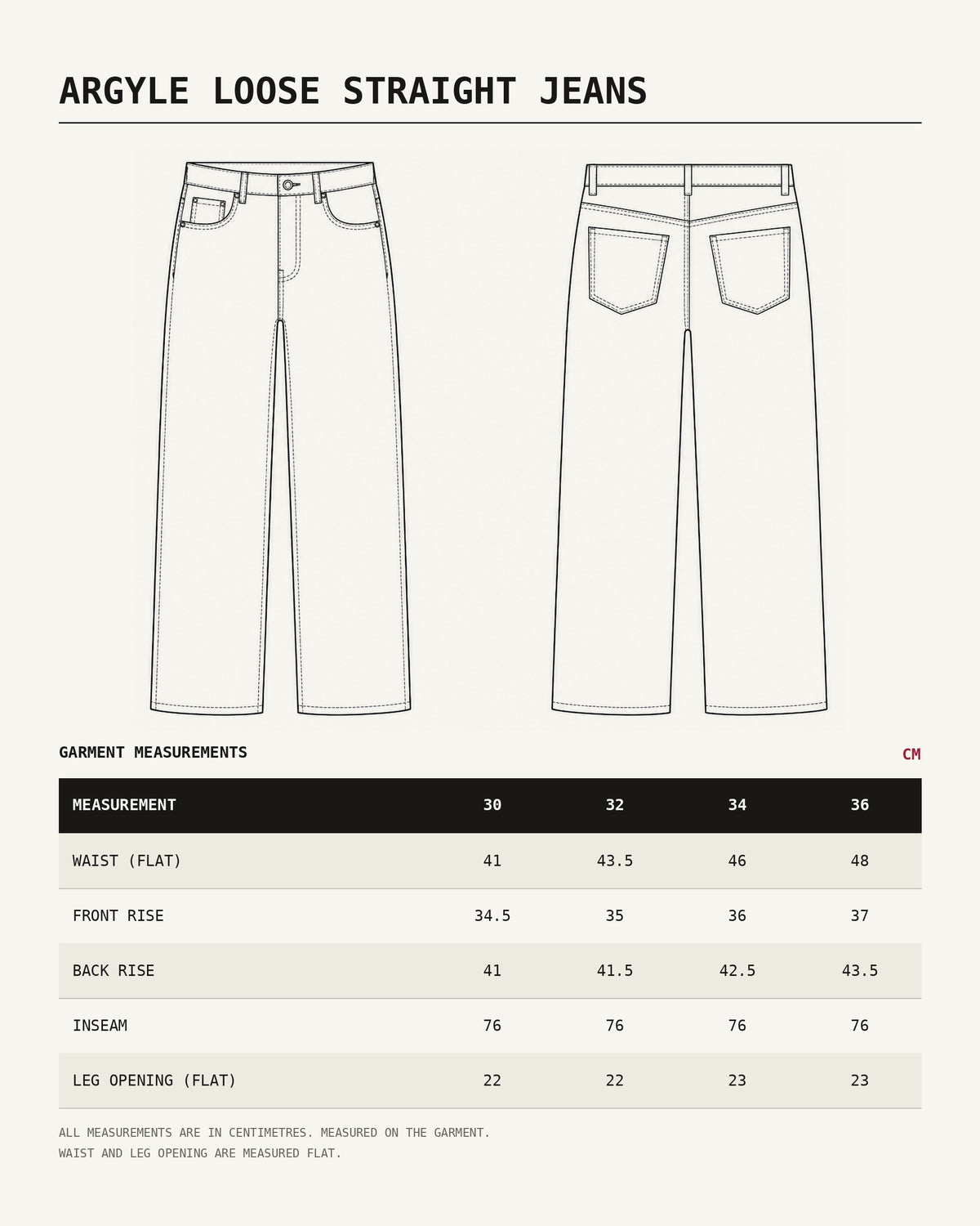 Argyle Loose Straight Jeans : Painted Light Tint